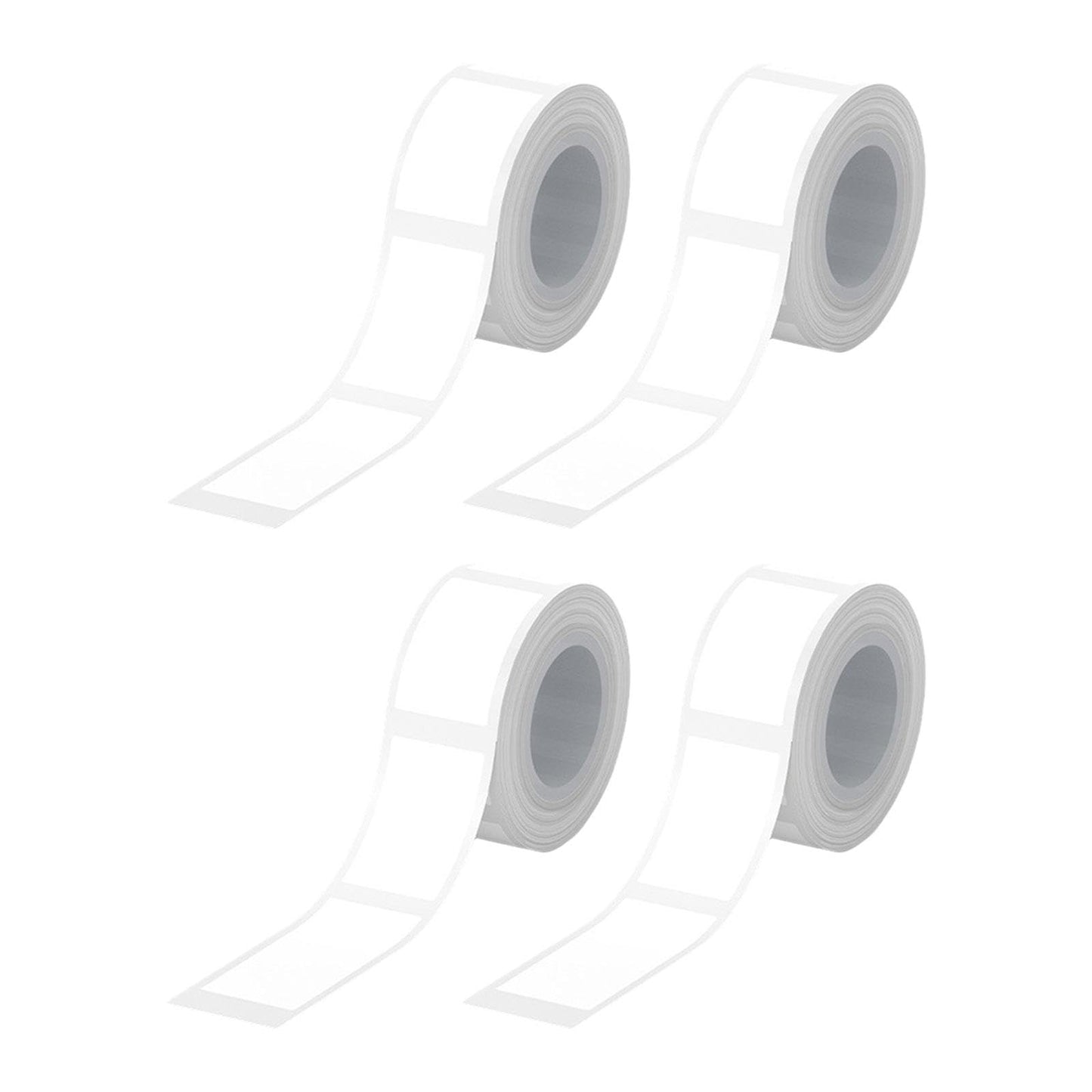 D30 Thermal Label Tape - Smart Labels Maker Refill, 12 X 40mm Mini Printer Paper Compatible with D30 Sticker Machine for Office, Home, Pack of 4 Roll