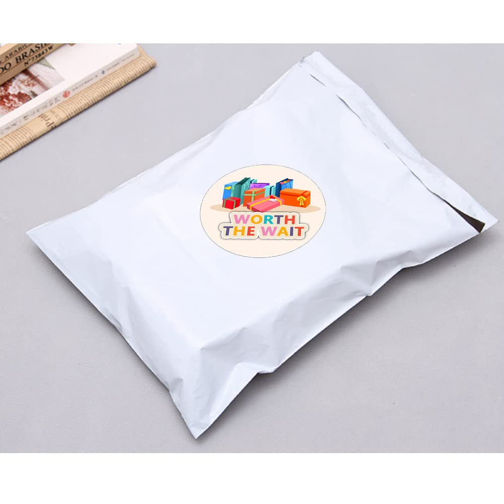 Worth The Wait Small Business Labels Happy Mail Sticker Customer Appreciation Stickers,2 Inch Thank You for Your Order Stickers for Online Retailers,500 Pcs