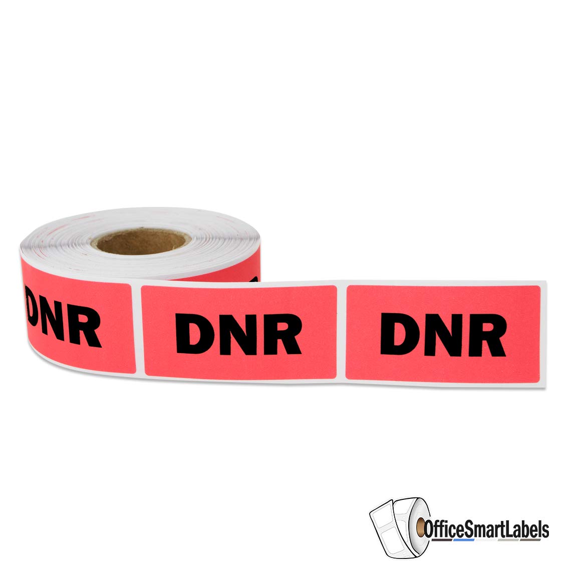 DNR Stickers - 2 x 1 Inch Do Not Resuscitate Sticker DNR Label Medical for Rx File Folder Charts Veterinary Medical Medication Container Pharmacies Hospitals - 1 Rolls, 300 Labels 1 Roll