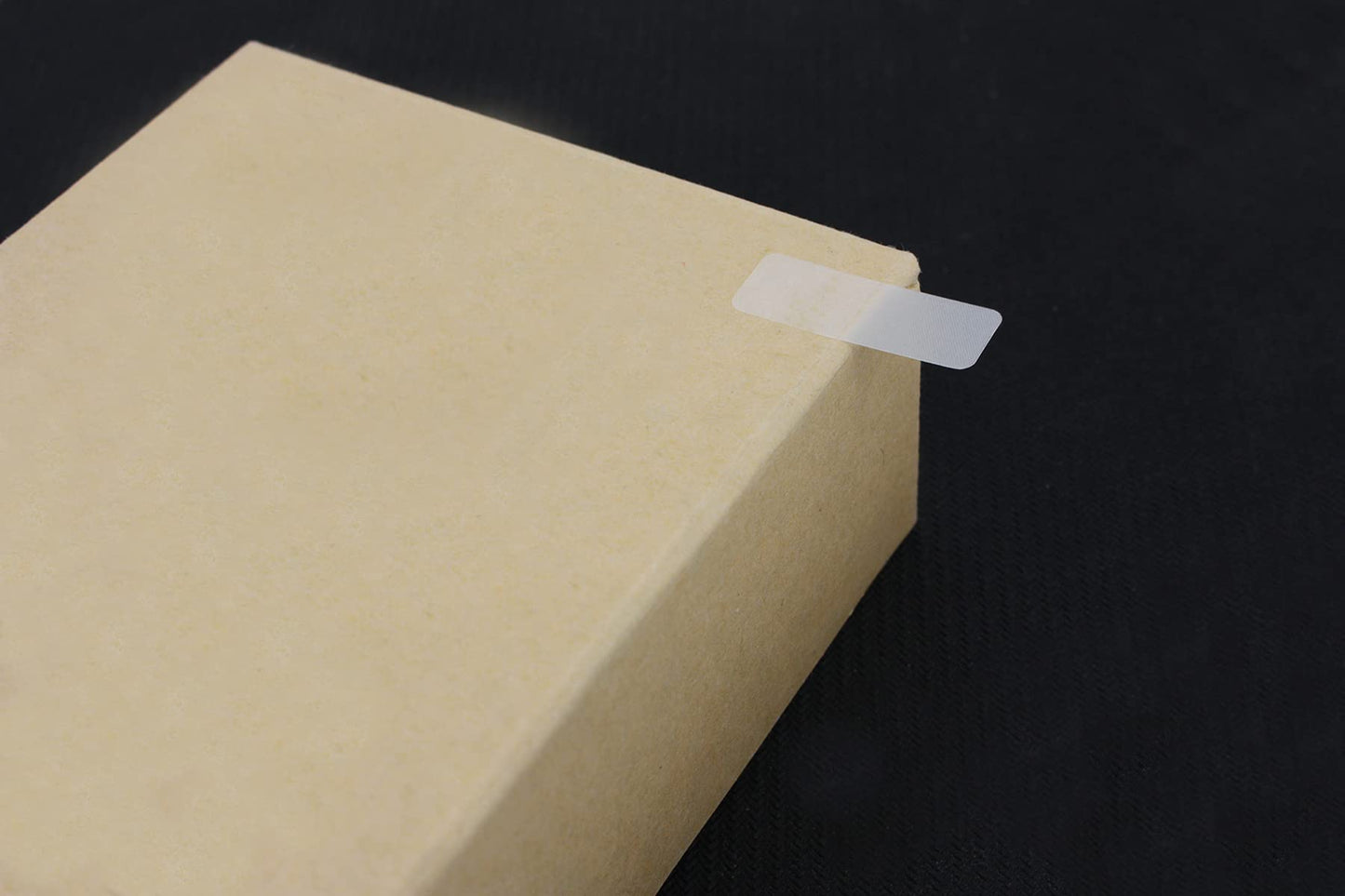Rectangle Labels Clear Matte Finish 1" x 0.375" -824 Pack Includes Bonus Red Label Stickers - Clear Retail Package Seals by Royal Green 824