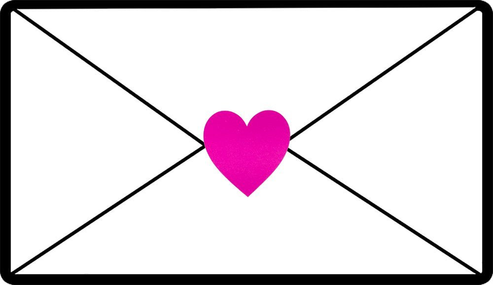 Hot Pink Heart Stickers Valentine's Day Crafting Scrapbooking 1.5 Inch 500 Adhesive Stickers Hot Pink