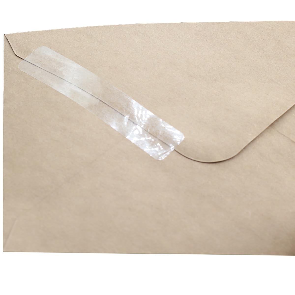 Ultra Clear Tamper Resistant Labels Large 3/4 x 3 1/2 Inch Rectangle Shape 500 Adhesive Labels