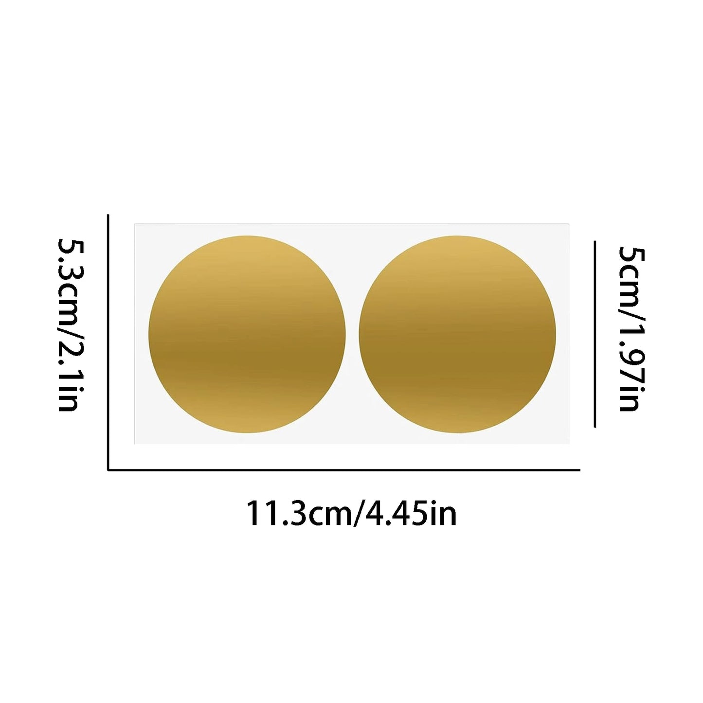 60Pcs Scratch Off Stickers Labels DIY Raffle Card Creating 2 inch Gold Round Stickers Self-Adhesive Custom Scratch Off Cards for Small Business Promotions, Wedding Games, Fundraisers