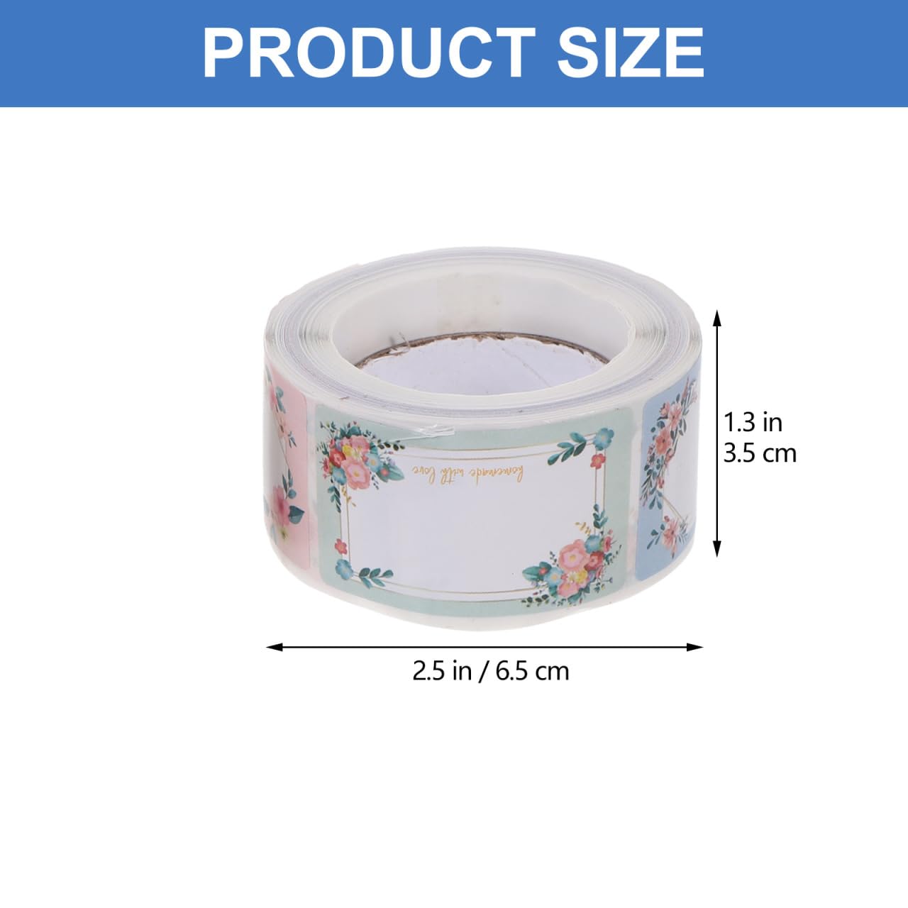 3 Rolls Handwriting Adhesive Envelopes Multi-Function Bottle Bins Blank Portable on of Clothes Label Scrapbooking Jar Desk Sticker Border Writable Home Canning Convenient
