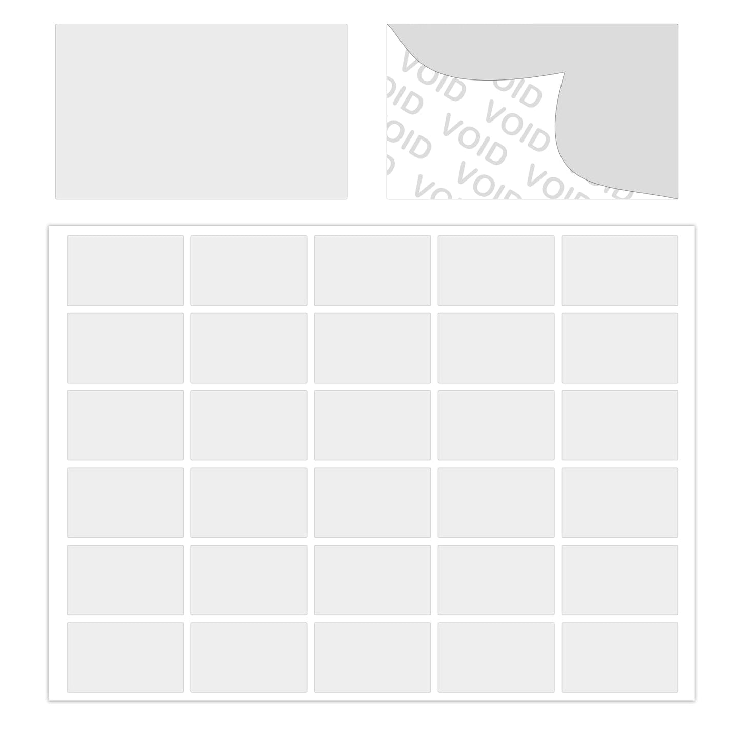 320pcsTransparent Security Warranty Void Stickers Crystal Clear Tamper evident Label Sealing Sticker Package Seal Self Adhesive Blank Tamper Proof Labels Sticker(0.79x1.26inch)