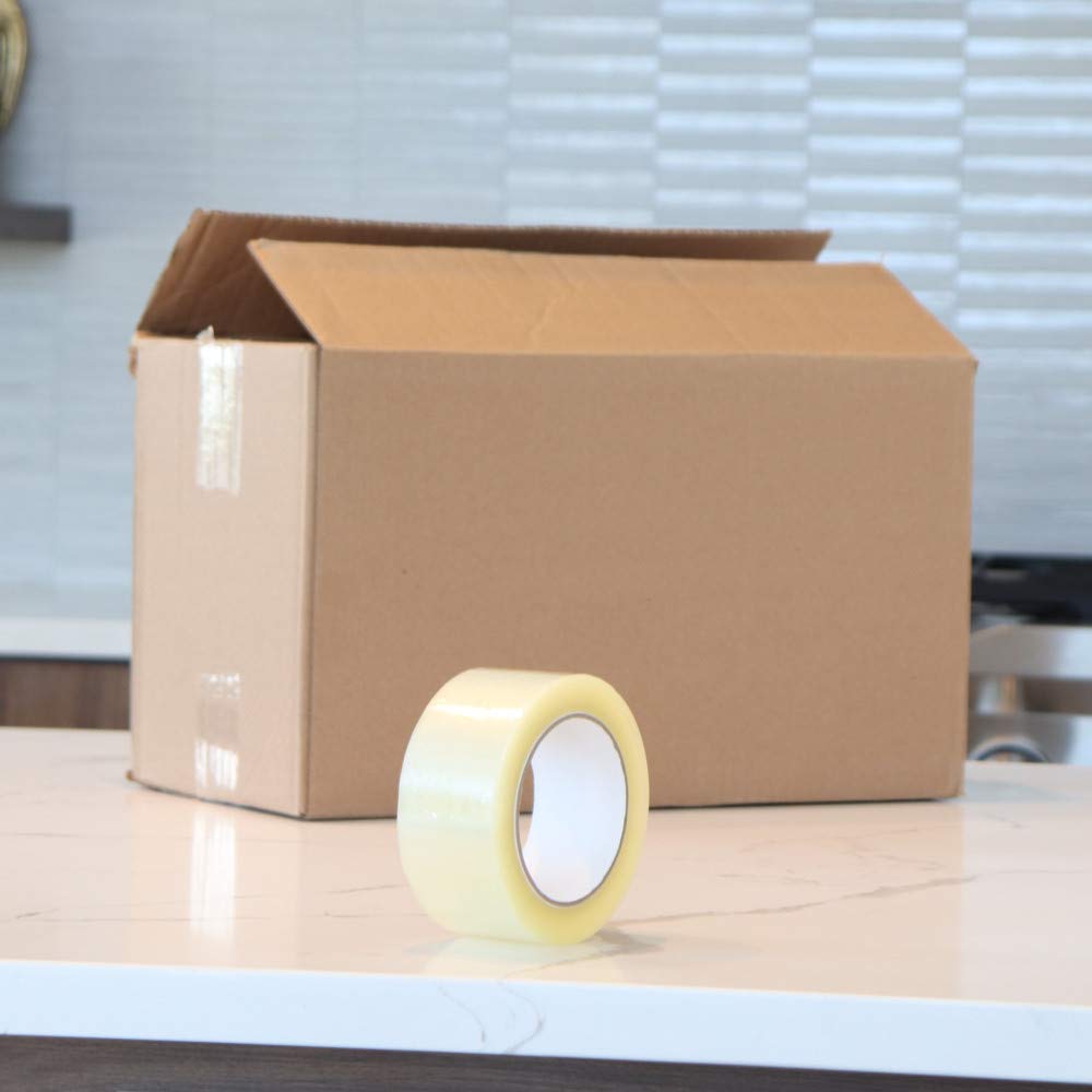 3M - 150SP-10 371 Printed White Carton Sealing Tape - 2 in. x 55 yds. Adhesive Tape Roll with Red “If Seal is Broken” Lettering. Sealants and Adhesives White with Red, 48 Millimeters Width x 50 Meters Length "If Seal is Broken"