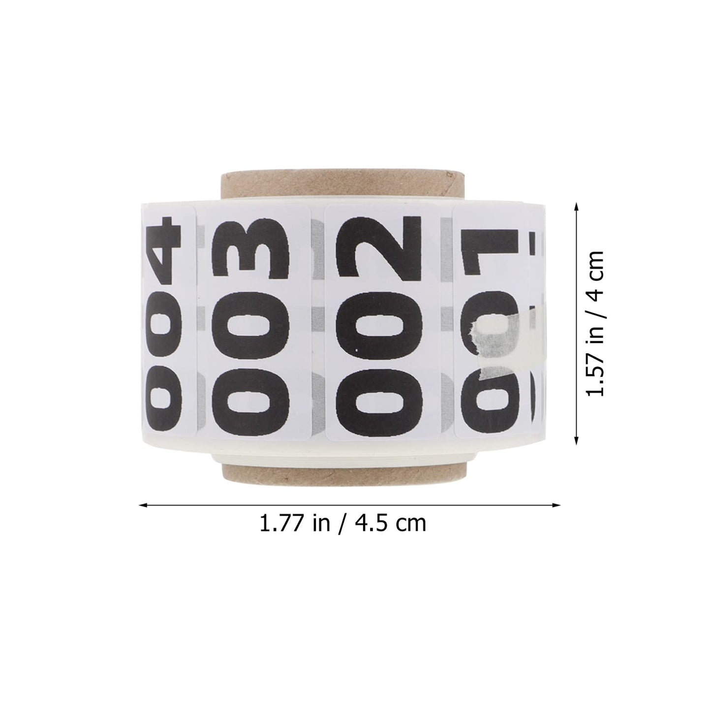 Number Stickers, Inventory Labels, Self Adhesive Waterproof Labels Consecutive Number Inventory Number Labels for Moving Box Classification(1000pcs)