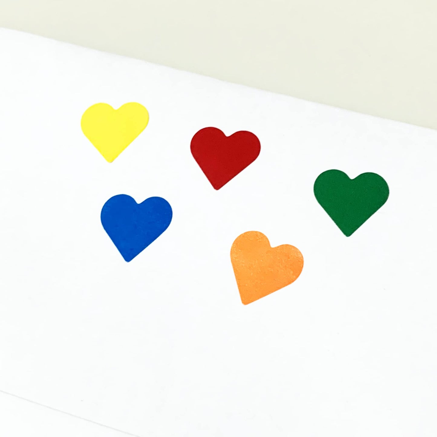 3000 Pieces - 1/2" Small Heart Stickers for Kids, Mini Tiny Heart Shaped Labels - 10 Colors