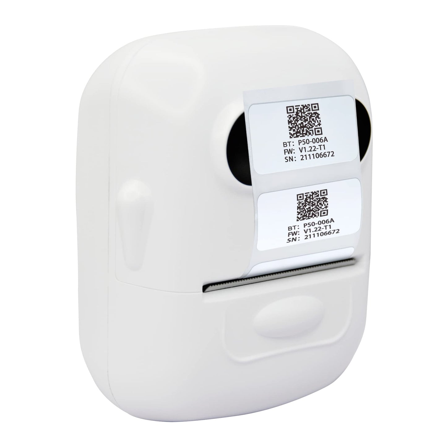 Hybsk 40x20mm Portable Printer Label Paper Multi-Purpose Tear Resistant Direct Thermal Labels Self-Adhesive Stickers Compatible with P50 Label Maker (40x20mm,White Lable,2 Rolls)