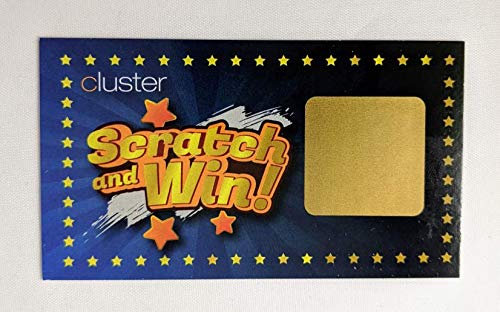 My Scratch Offs 1 Inch Gold Square Scratch Off Sticker Labels - 250 Pack