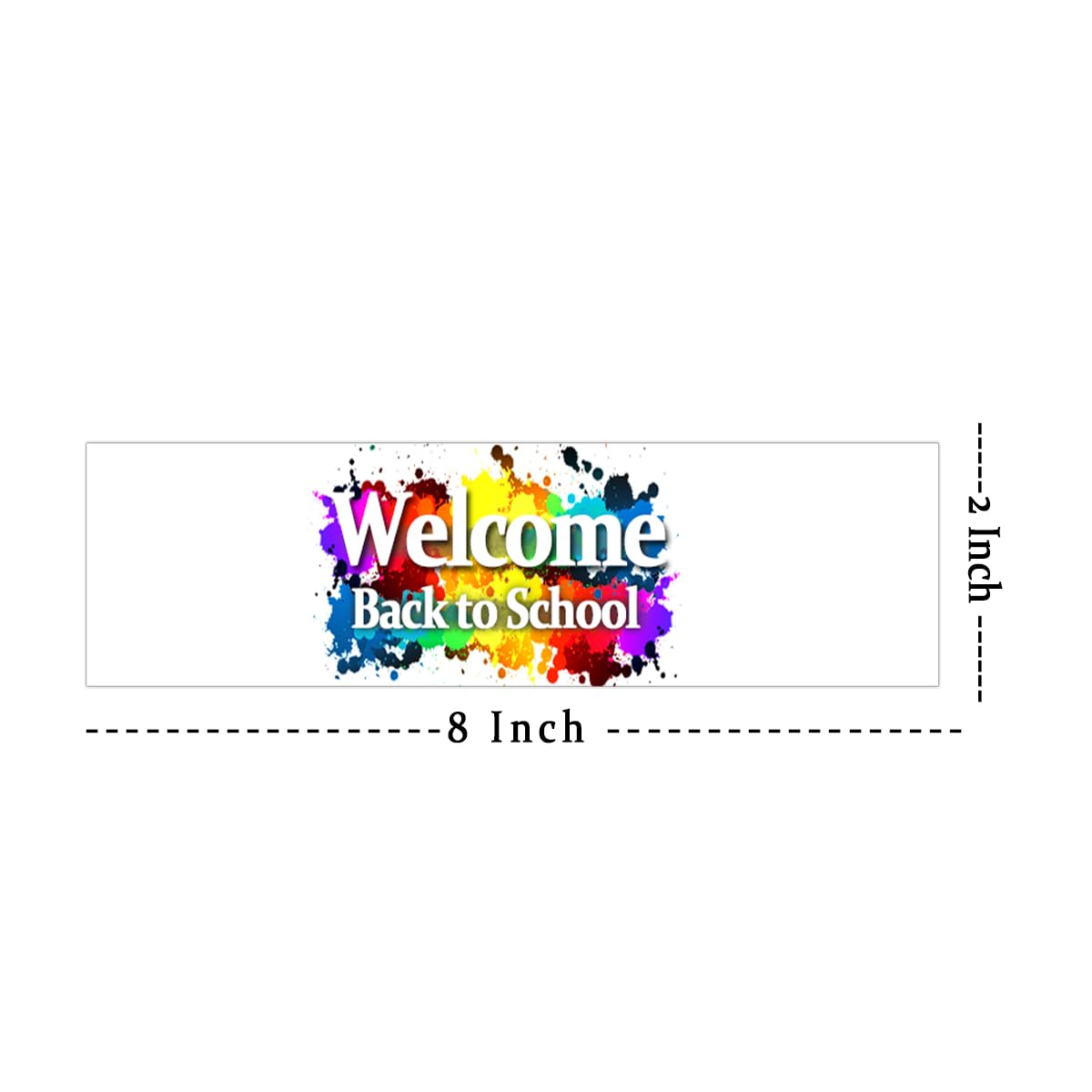 Welcome Back to School Water Bottle Labels Decoration Stickers for School Classroom