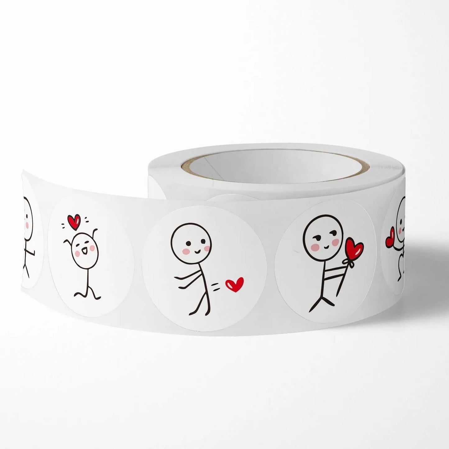 500PCS Valentines Day Stickers,1Inch Cartoon Love Envelope Labels Decals Gift Packaging Sealing Stickers Scrapbooking Adhesive Stickers for Wedding Party Gift Decorations,Award Charts