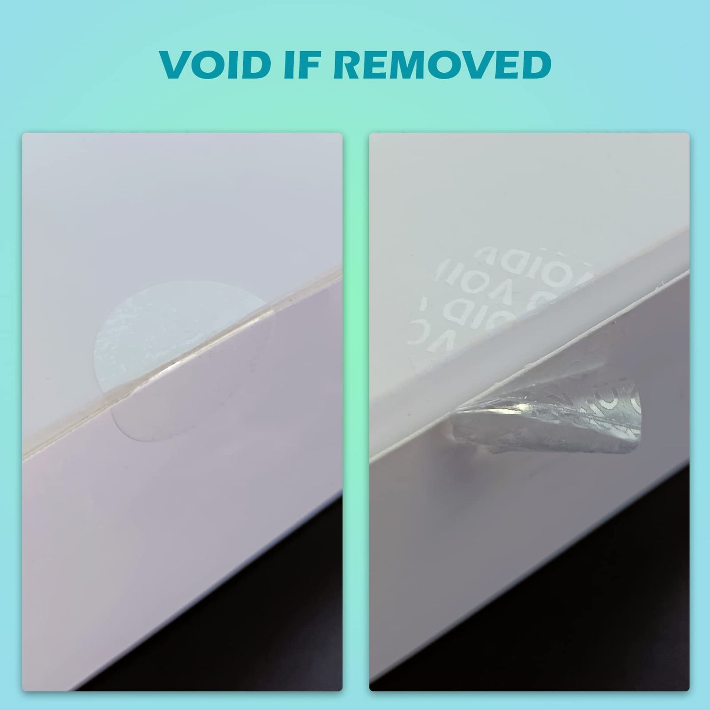 Clear Tamper Evident Stickers Package Security Seals 1 inch Transparent Circle Round Labels Tamper Proof Stickers for Envelopes, Box and Gift Packaging(120pcs)… 120 Round