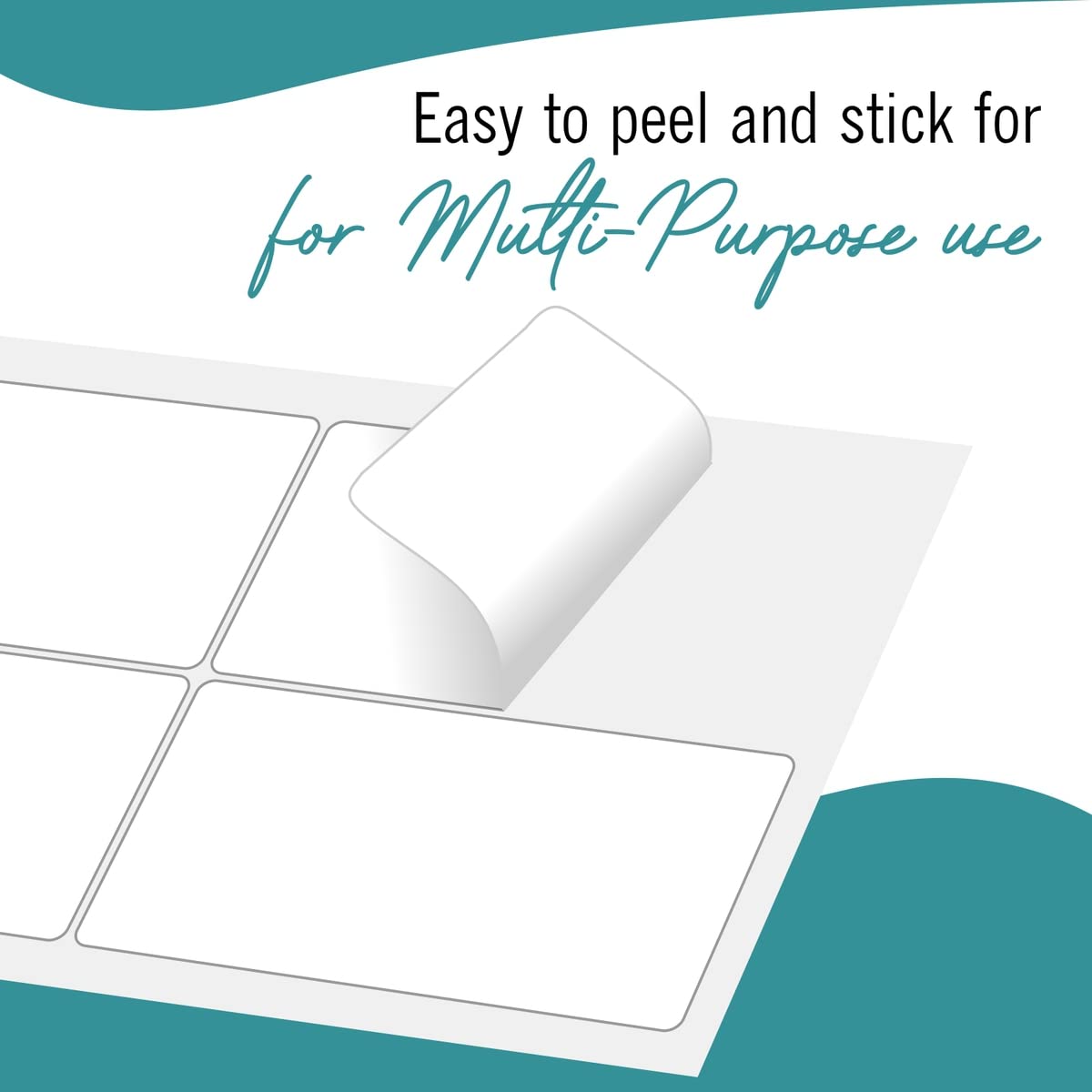 White Food Labels - 160 Removable Labels, 1.5 x 3-Inch 160 lablels 1-1/2 x 3 Inch