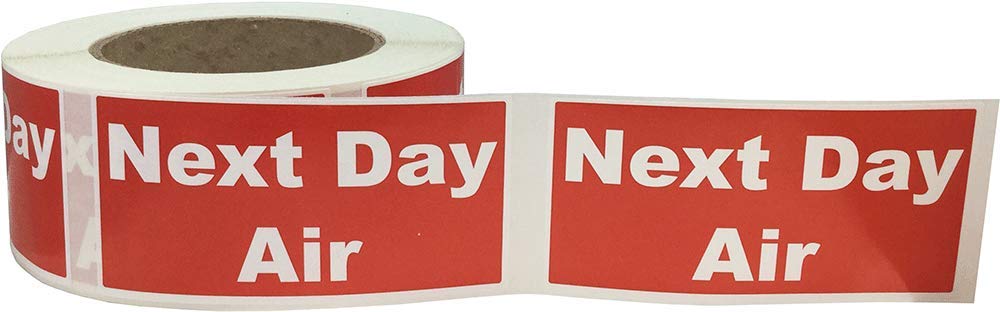 Next Day Air 2 x 4 Inch Shipping Labels 500 Total Stickers on a Roll