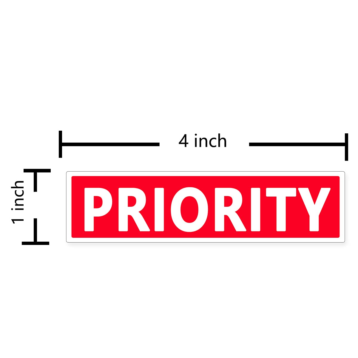 Priority Shipping Labels,Self Adhesive Mailing Sticker for Packing 4x1 Inch,500 Pcs Per Pack