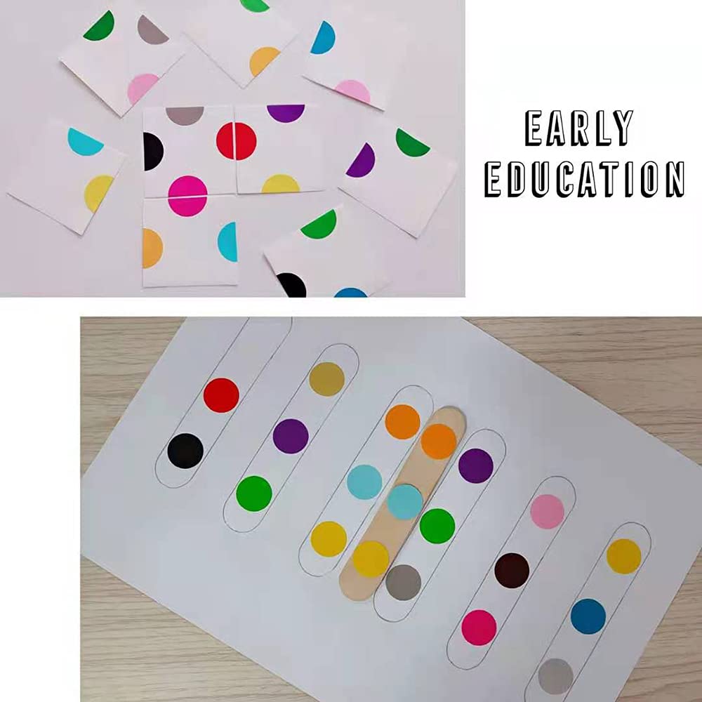 6656 PCS 1/4"(6mm) Round Circle Dot Sticker Labels in 16 Colors for Easy Storage,Office Usage,Student Classroom Usage,Kid's Early Education Tools,Artistic Creation,etc 6656