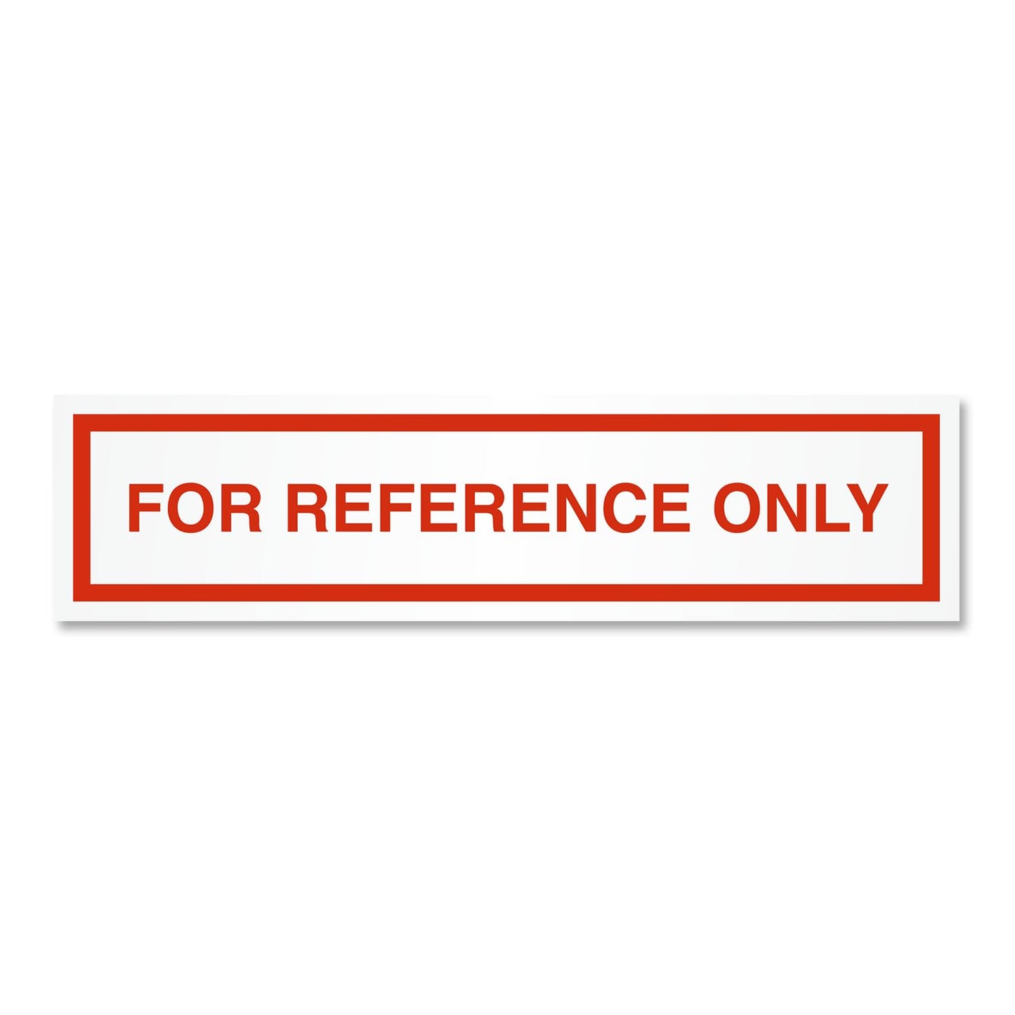 SmartSign for Reference Only Labels | Pack of 160, 2" x 0.5" Write-On Removable Vinyl Stickers, Made in USA