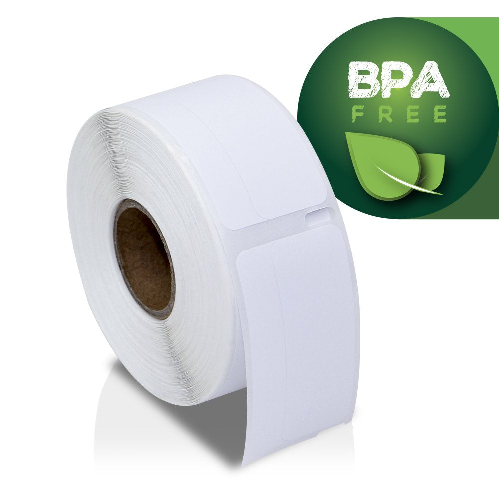 OfficeSmartLabels 3/4 x 2 inch Multipurpose/Return Blank Address Labels, Compatible with 30330 (2 Rolls / 500 Labels Per Roll)