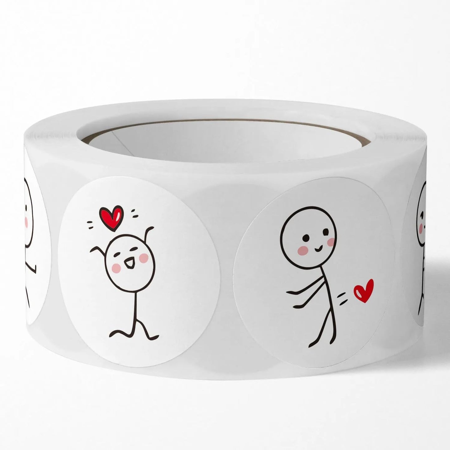 500PCS Valentines Day Stickers,1Inch Cartoon Love Envelope Labels Decals Gift Packaging Sealing Stickers Scrapbooking Adhesive Stickers for Wedding Party Gift Decorations,Award Charts