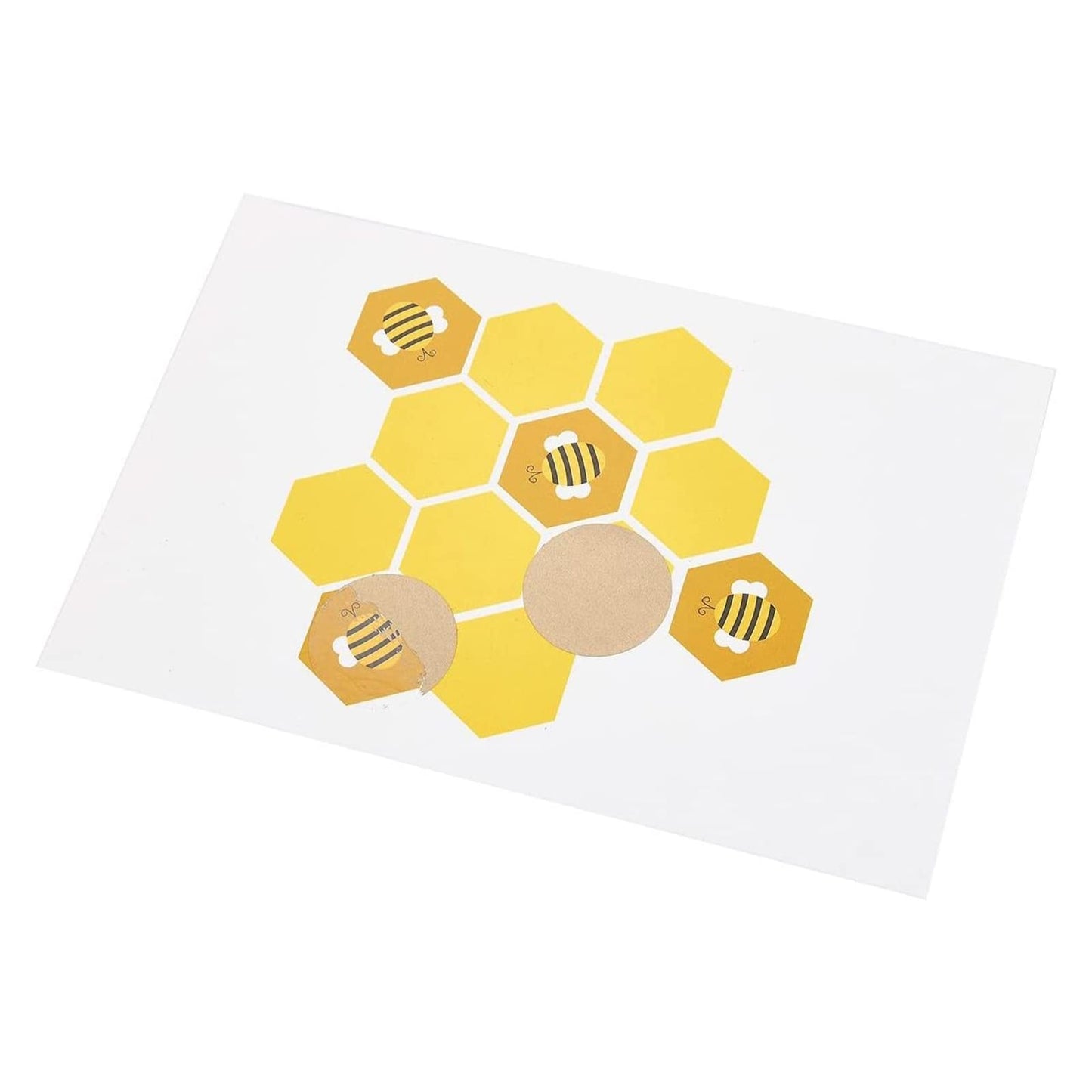 Sustainable Greetings Juvale 510 Pack Scratch-Off Stickers, 1-Inch Round Self-Adhesive, Peel and Stick DIY Labels for Small Business Promotions, Wedding Games, Fundraisers (Gold) - Scratch Off