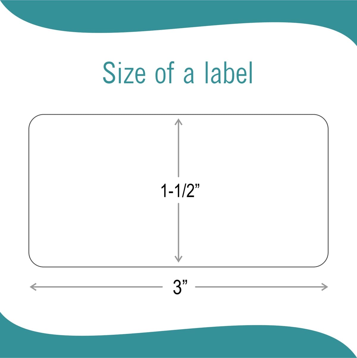 White Food Labels - 160 Removable Labels, 1.5 x 3-Inch 160 lablels 1-1/2 x 3 Inch