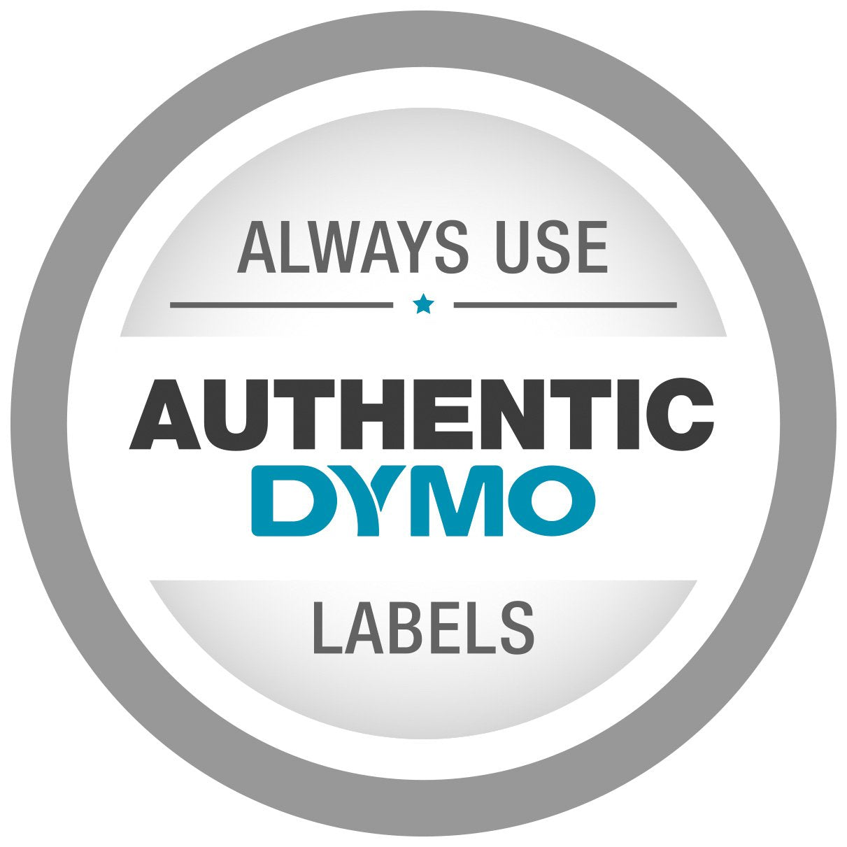 DYMO XTL All-Purpose Vinyl Labels, 1/2" x 23', Black on Clear 3/4" (19MM)
