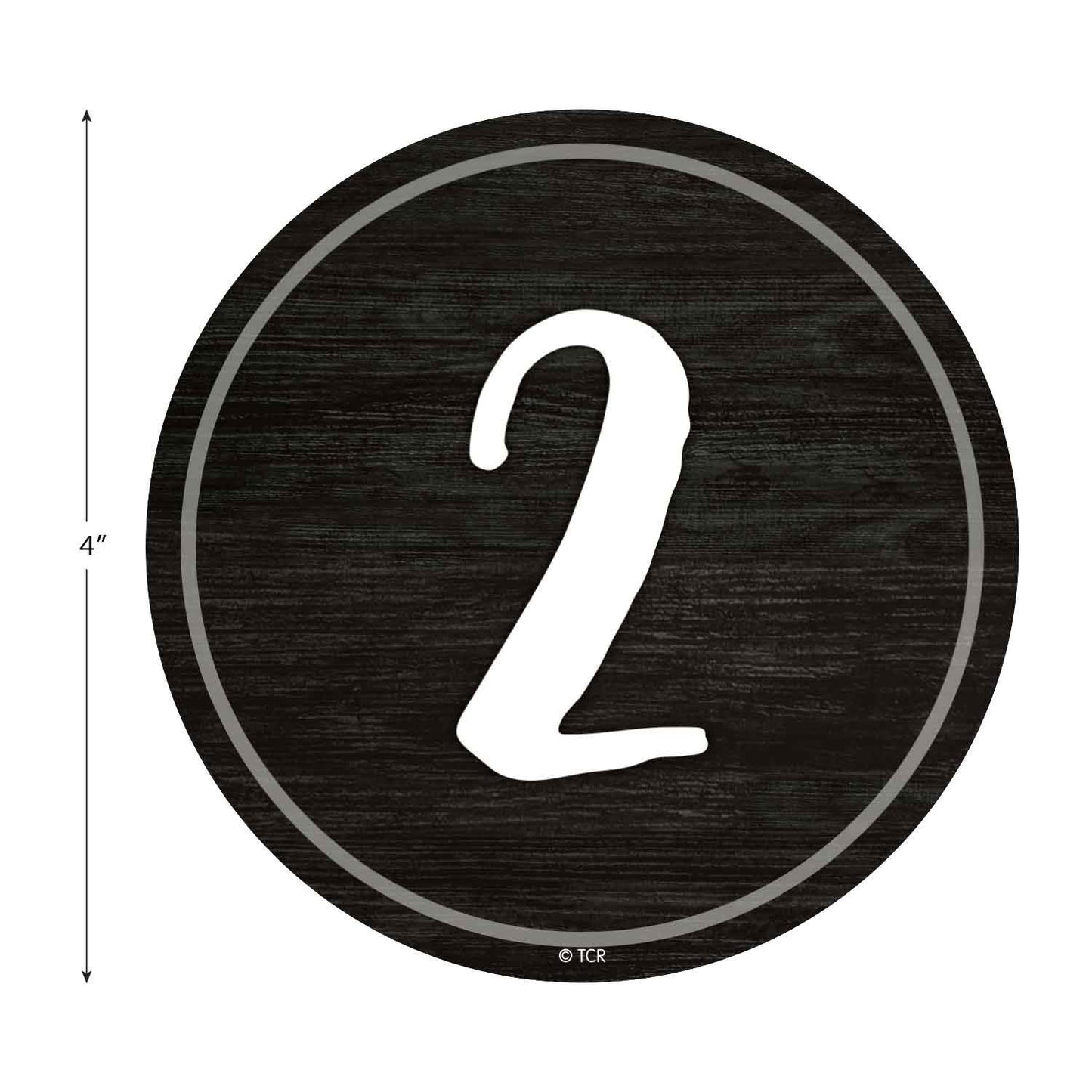 Modern Farmhouse Numbers 1-36 Repositionable Labels - 4" Modern Farmhouse Numbers 1-36 - 4" 4 inch