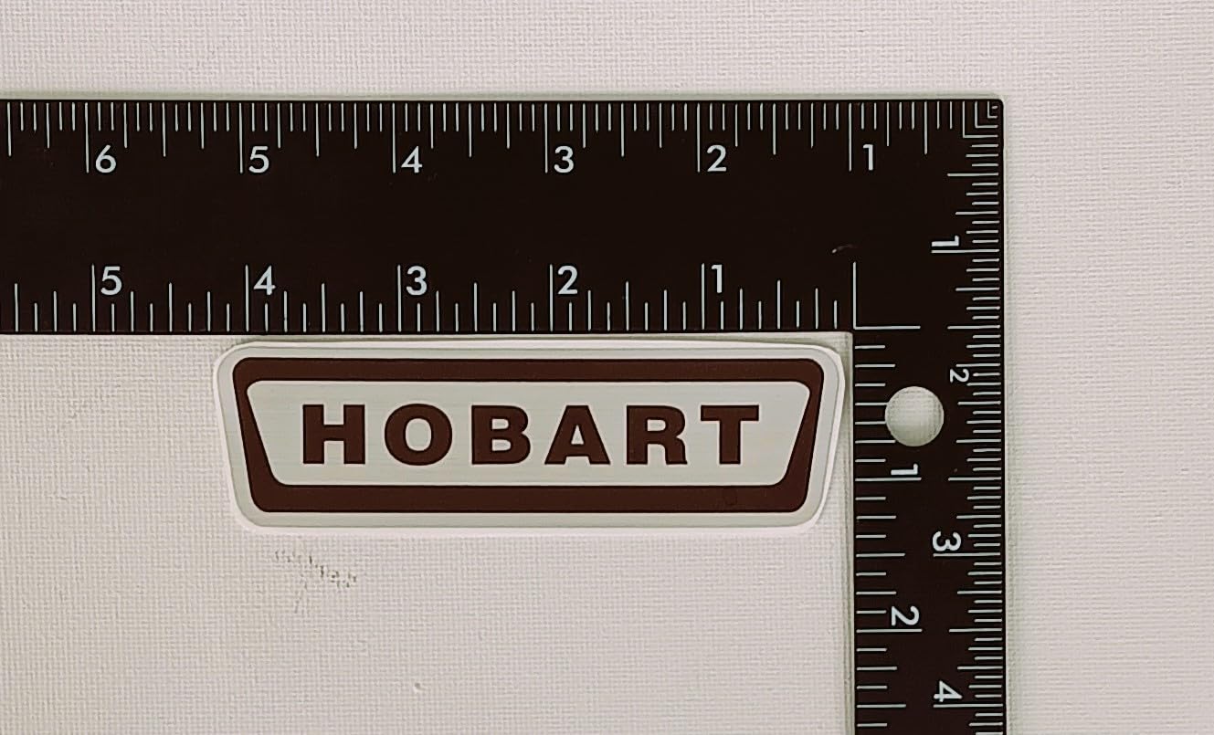 Hobart Genuine OER Replacement Part - Small Metallic Label Set - Pack of 5 (4.1" x 1.3")
