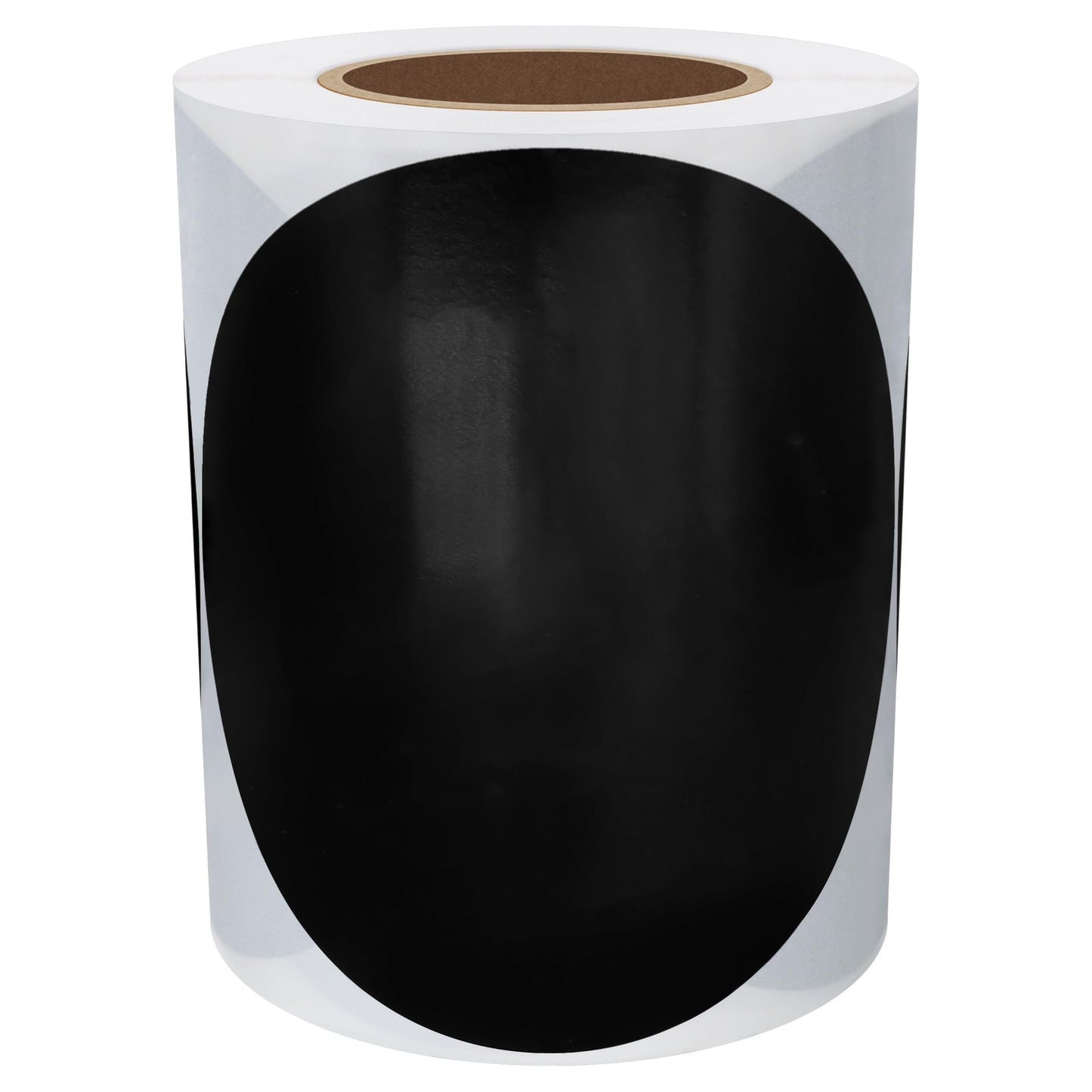 4 inch Circle Stickers Dot Label Color Coding Labels Adhesive Round Label 100 Dot Stickers, Black Color