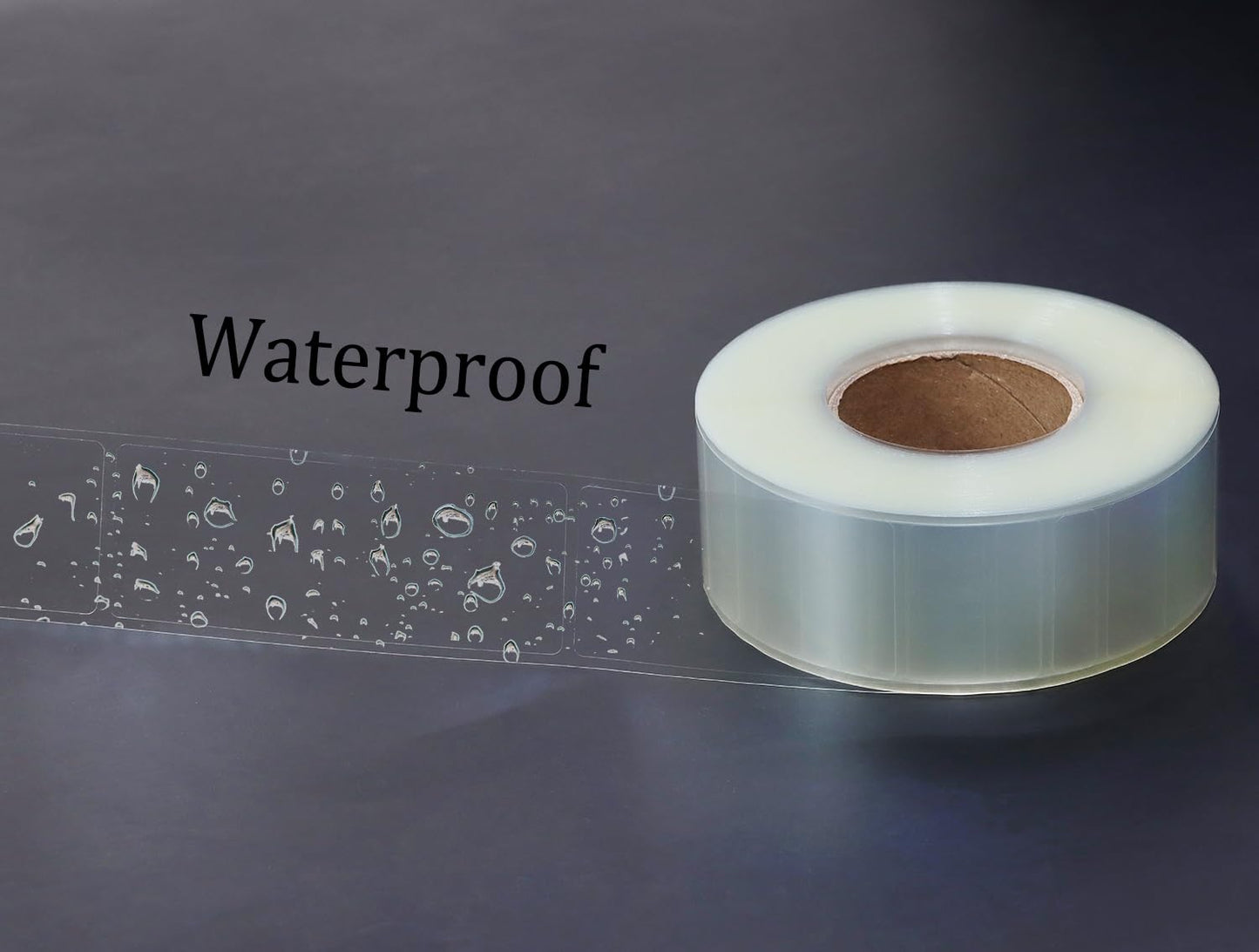 Mini Skater Clear Labels Protectors 500 Pcs Waterproof Clear Wafer Seal Stickers Barcodes Label Protectors for Classroom Library Books, Number, Stickers, Letters (Rectangle, 3.14x1.18 Inch) Rectangle