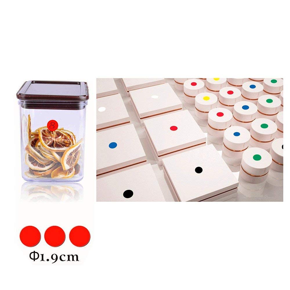 7000 Count 3/4" Round Dot Stickers Color Coding Labels, 20 Colors, 100 Sheets