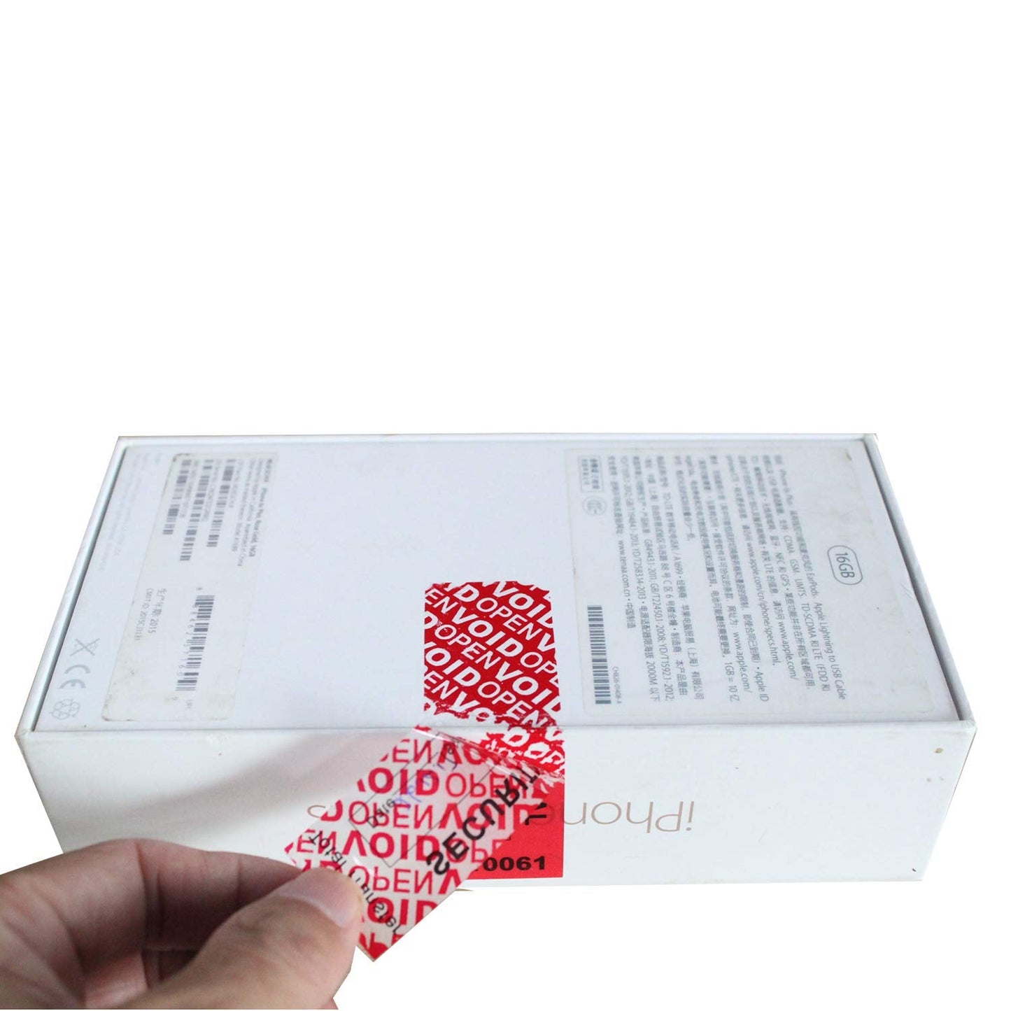 100pcs 100% Total Transfer Tamper Evident Security Warranty Void Stickers/Labels/Seals (Red, 1 x 3.35 Inches, Serial Numbers)