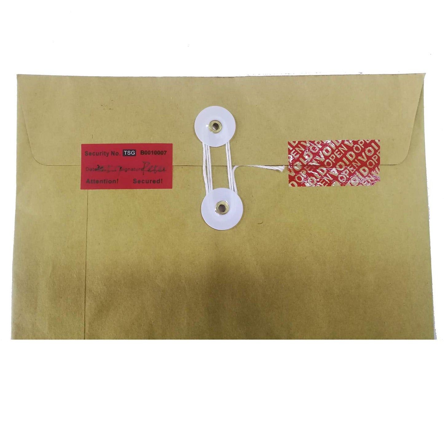 100pcs 100% Total Transfer Tamper Proof Security Warranty Void Labels/Stickers/Seals (Red, 1 x 2 Inches, Unique Serial Numbers)