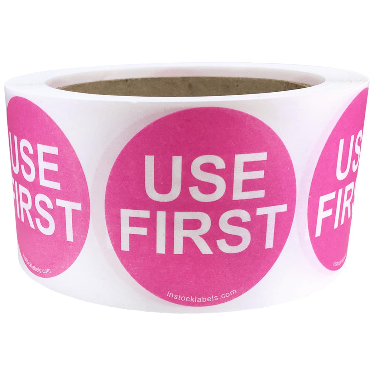 Dissolvable Use First Labels for Food Rotation Shelf Life Prep 2 Inch Round Circle Dots 500 Adhesive Stickers