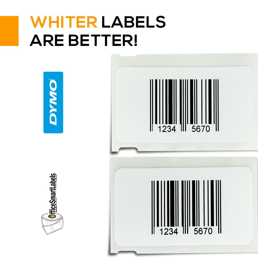 OfficeSmartLabels 2-1/4 x 1-1/4 inch, Multipurpose Labels, Compatible with 30334 (1 Roll / 1000 Labels Per Roll)