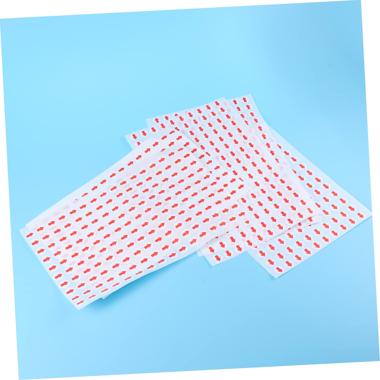 STOBOK 6400pcs Red Arrow Labels Self-Adhesive Circle Dot Stickers for Defect Indication Removable for Product Inspection Repair Shops Picture 1 1*1 cm
