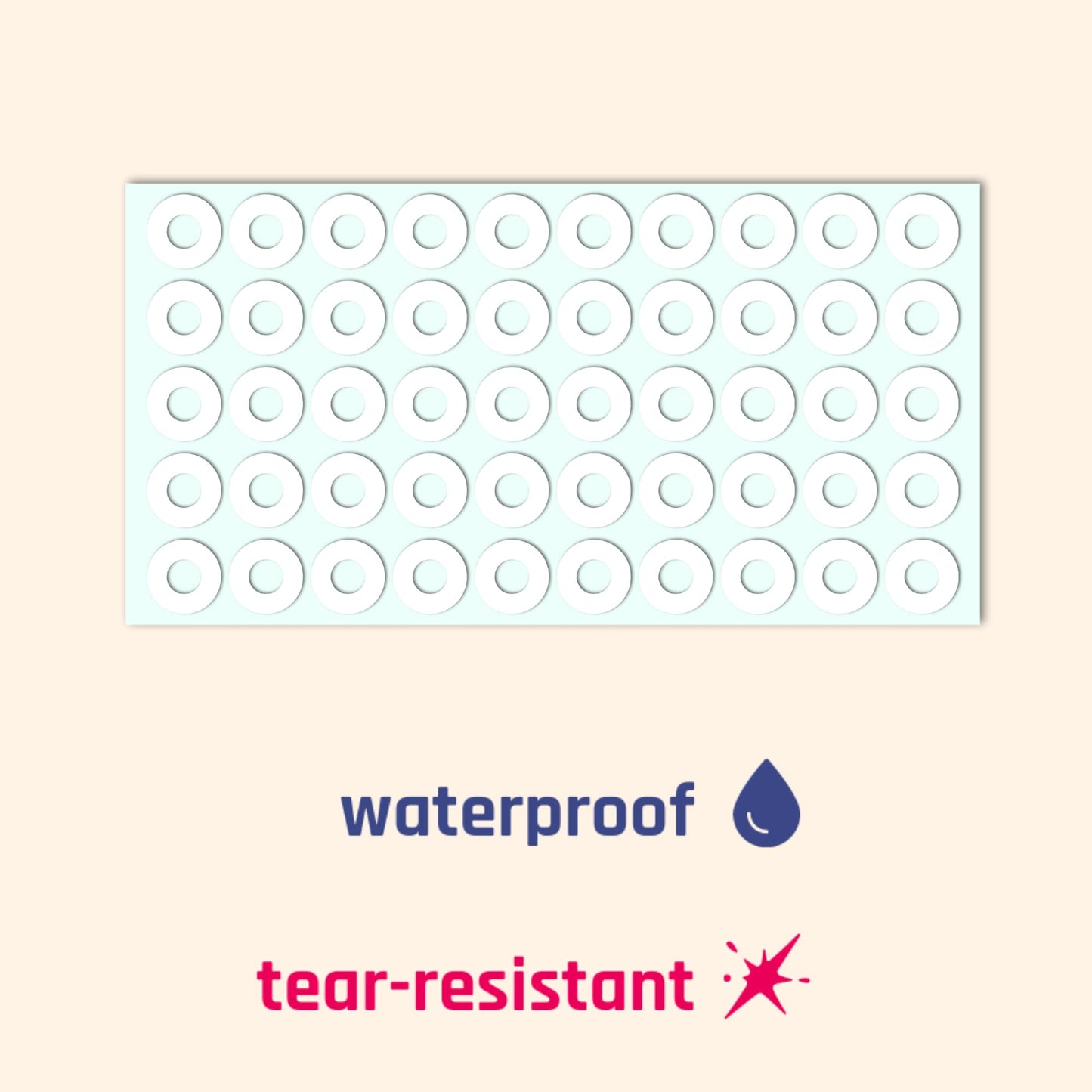 2000 Pieces - Hole Punch Reinforcement Stickers Labels, Paper Binder Hole-Punched Pages Reinforcements - 1/4 inch, White