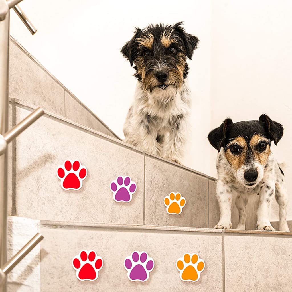 Paw Print Sticker,Dog Puppy Pet Paw Print Self-Adhesive Label Decal Envelope Seal Paster Sticker for Party Decoration(1000pcs,1.5")