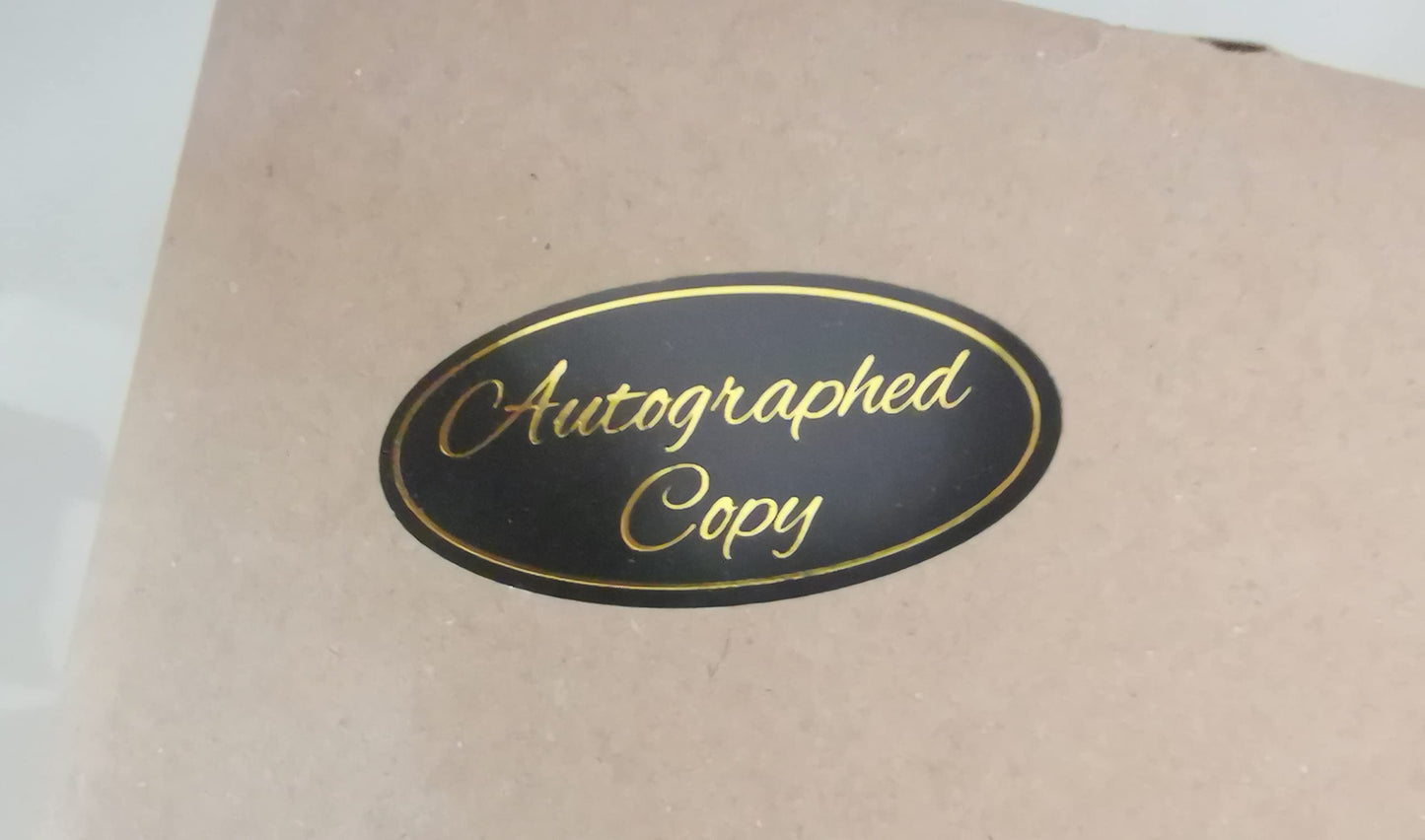 1x2 inch 300PCS Autographed Sticker Autographed by The Author Stickers for Paperback Books Novels