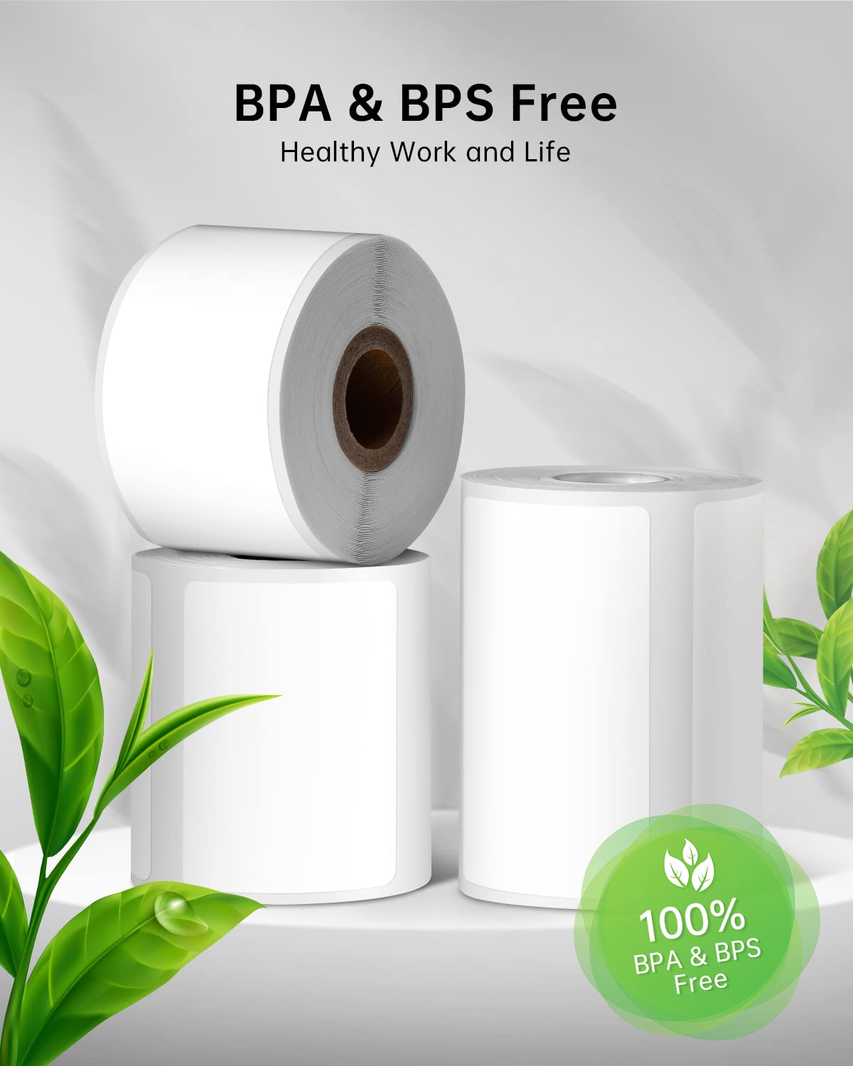 Phomemo Labels Set, M220 M110 M221 M120 M200 Label Maker Tape,Black on White Thermal Paper Self-Adhesive Stickers, Include 1.57'' x 1.18'',1.96'' x 1.18'',1" x 2-5/8" 1.57'' 1.18'' ( 40 x 30mm)