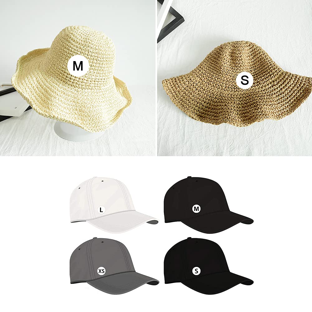 3500 PCS Clothing Size Stickers - Round Self Adhesive Labels, White with Black Text, 7 Sizes XS-XL, XXL, XXXL for T Shirts