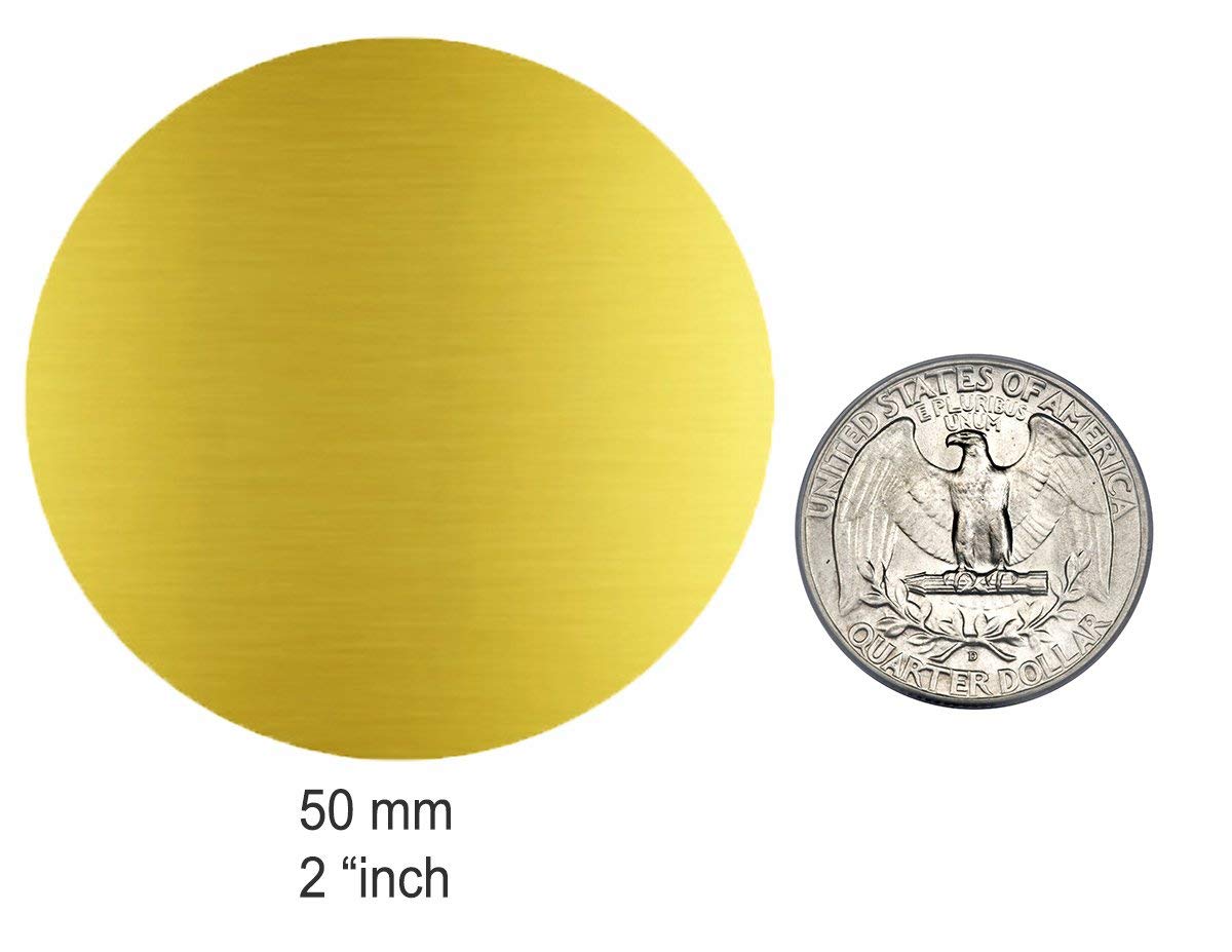 Royal Green Circle Sticker Labels 50mm Rose Gold Stickers 2 inch - 72 Pack Rose-gold 72-Pack