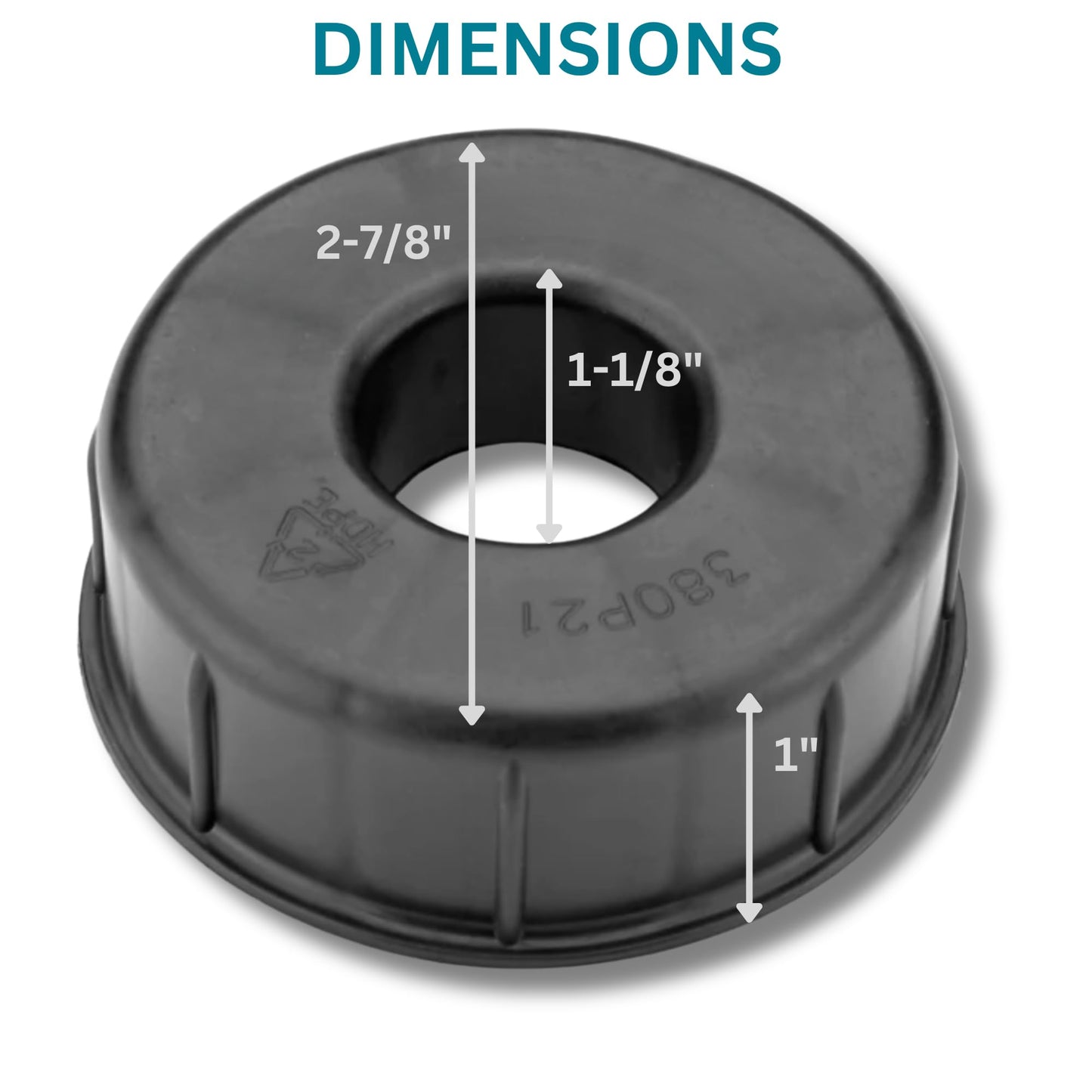 3" to 1" Core Adapter (1 Pair) for Label, Sticker, & Kraft Paper Rolls. Allows Label Rolls with 3" Cores to be Mounted on Dispensers - Compatible with 1" Axles 2 Pack