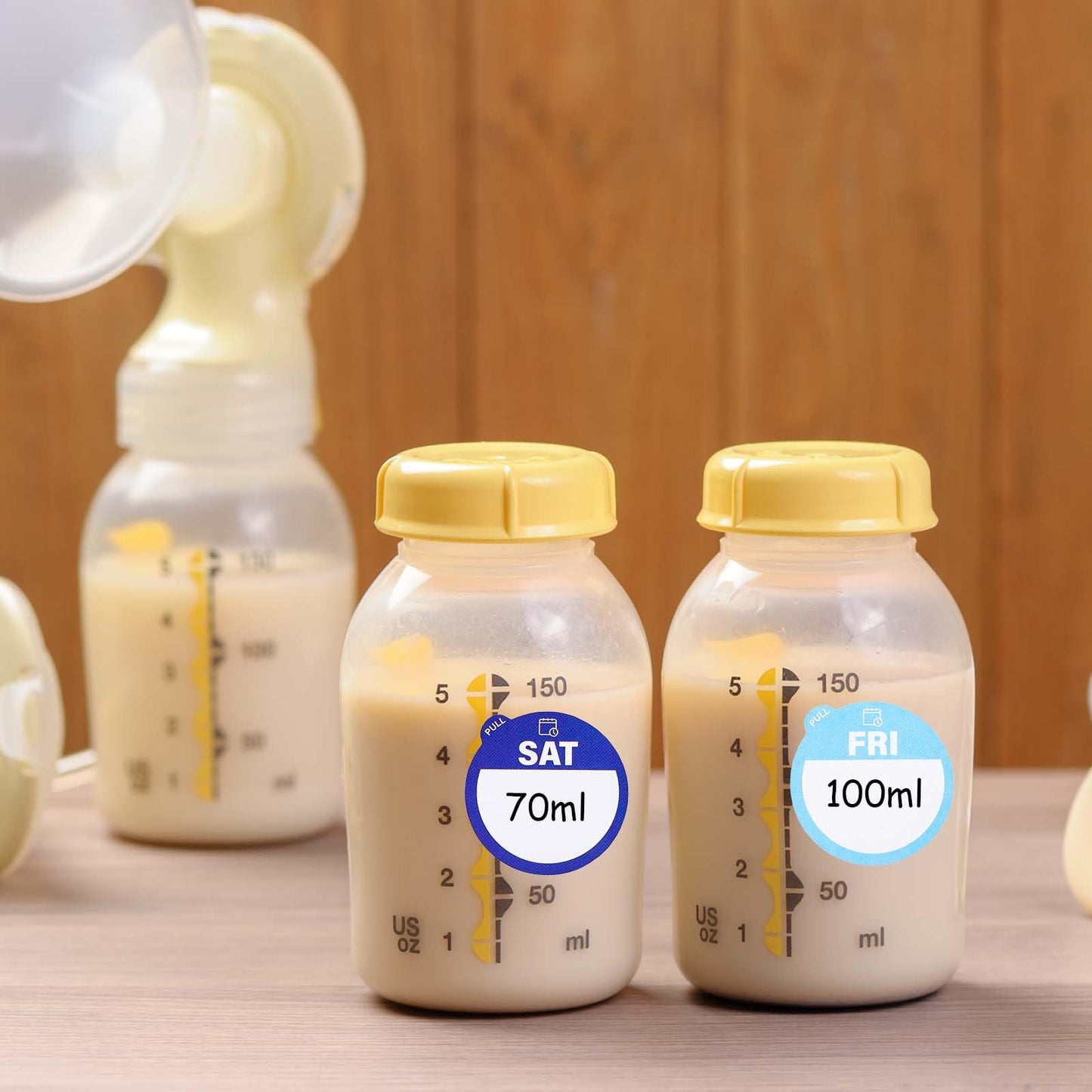 3500pcs Removable Days of The Week Stickers Round, from Monday to Sunday Food Label Weekday Stickers Dissolvable Food Tab Tag Waterproof Expiration Date Decal for Fruit Container Kitchen Restaurant