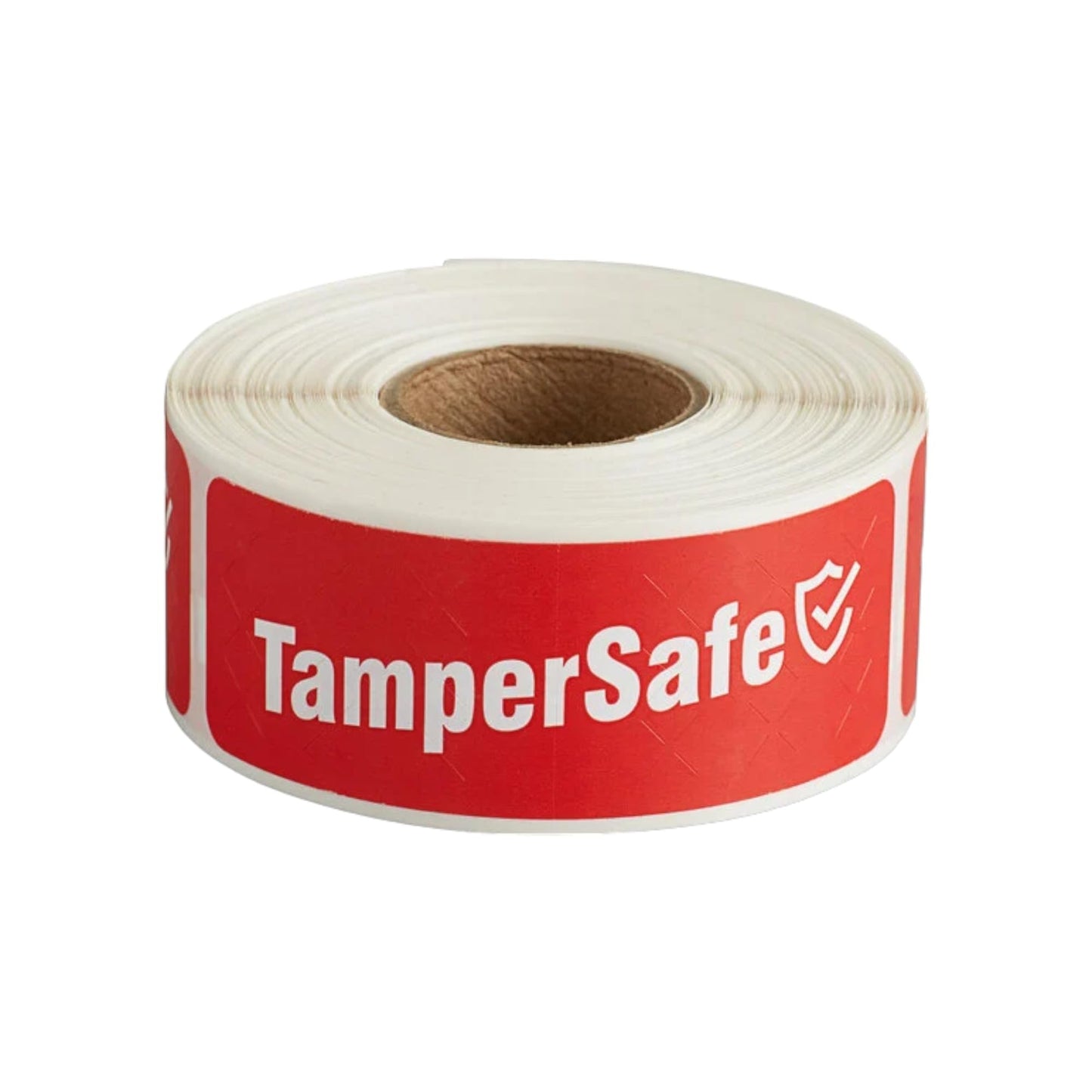TamperSafe Tape, Tamper Safe for Safe Delivery Label, TamperSafe Stickers, Tamper Safe Seal for Food Container 1 x 3 Inch, 250/Rol (Red) Red