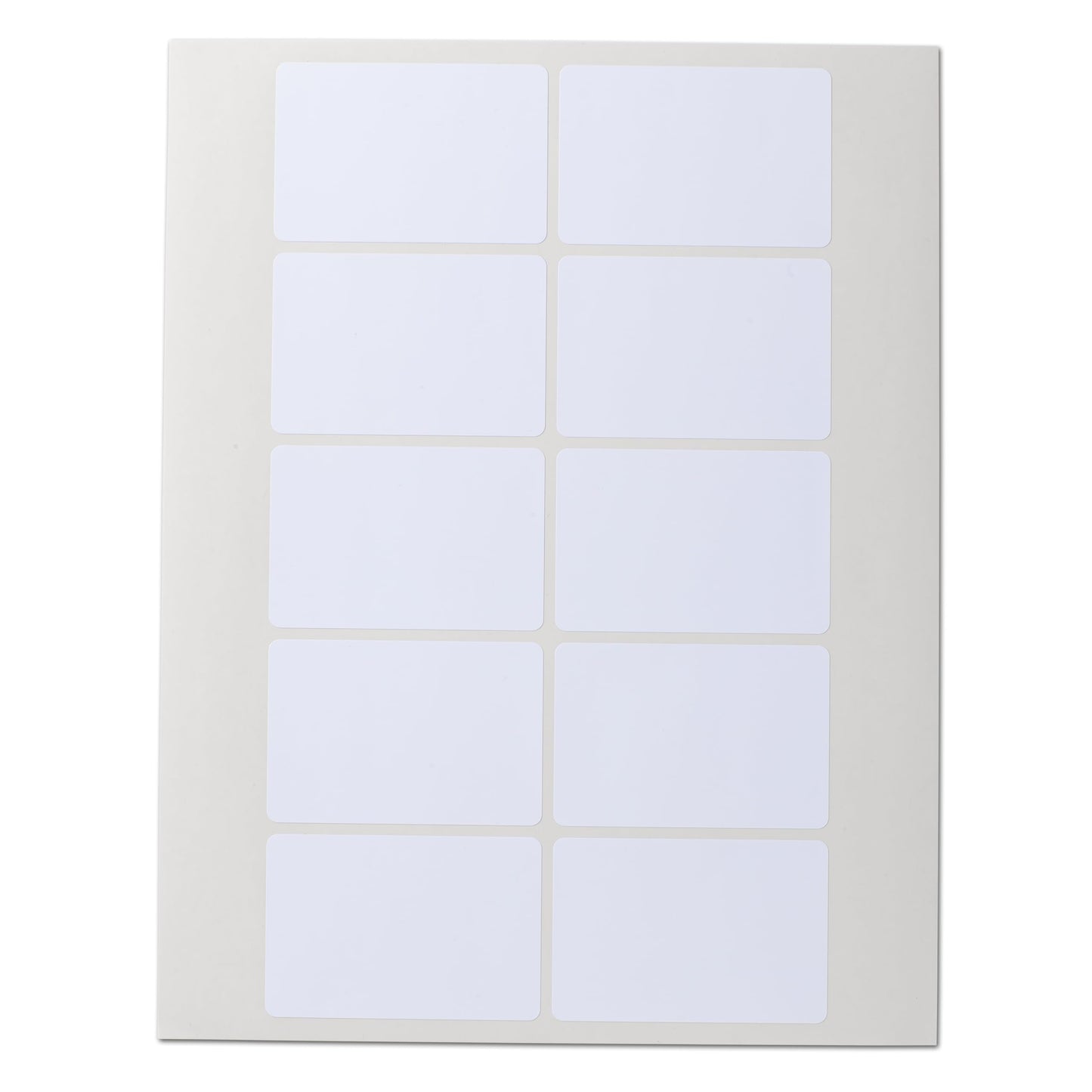 Waterproof Essential Oil Labels, 50 Rectangles, 3x2 Inches, Rounded Corners, Oil Proof, Highly Durable, Strong Glue