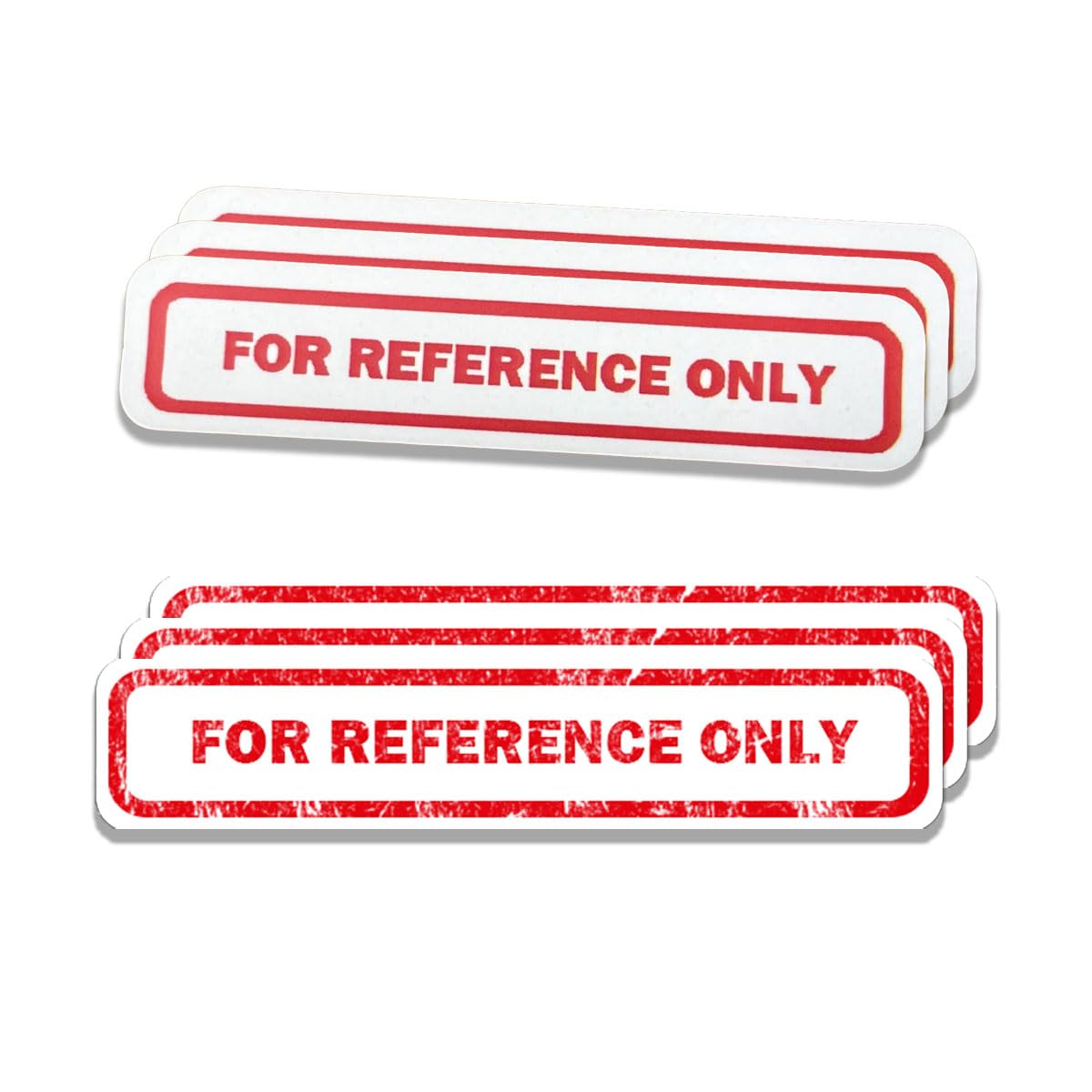 “for Reference ONLY” Waterproof Removable Label | Pack of 400 (Set A, 0.5 X 2) Set A "0.5 X 2 "