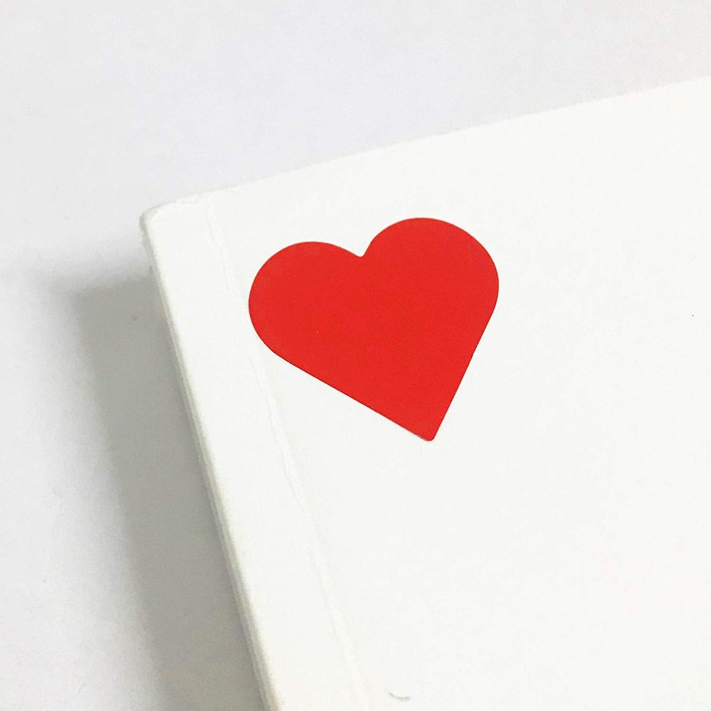 Red Heart Stickers Happy Mother's Day Crafting Scrapbooking Labels Heart Shape Color Coding Labels- 2" Natural Adhesive Envelop Seals Labels 500 Per Roll.
