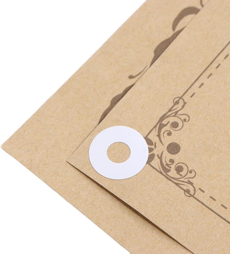 250Pcs Transparent Self-Adhesive Hole Reinforcement Labels Round Stickers, Hole Punch Protector Stickers Loose Leaf Paper Hole Sticker, Labels and Stickers, Hole Reinforcement Stickers